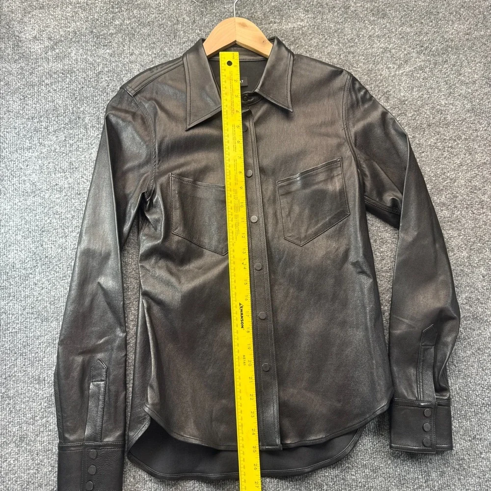 THEPERFEXT leather shirt